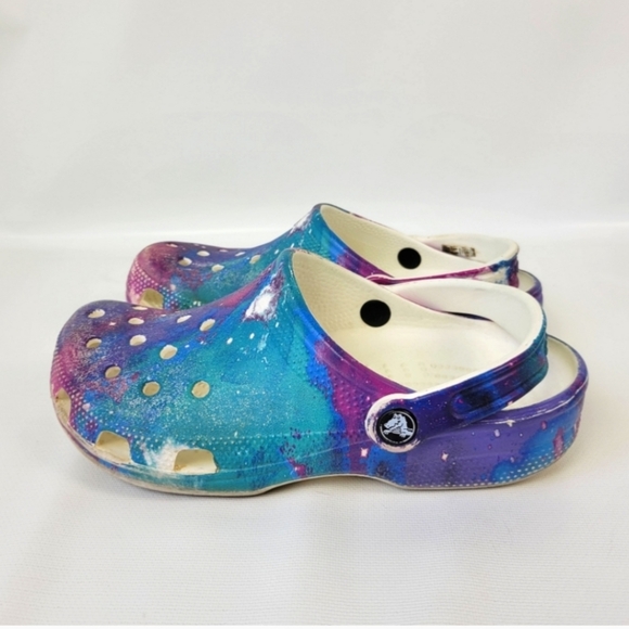 Crocs Galaxy Rubber Shoes Sz 7 - Picture 1 of 7